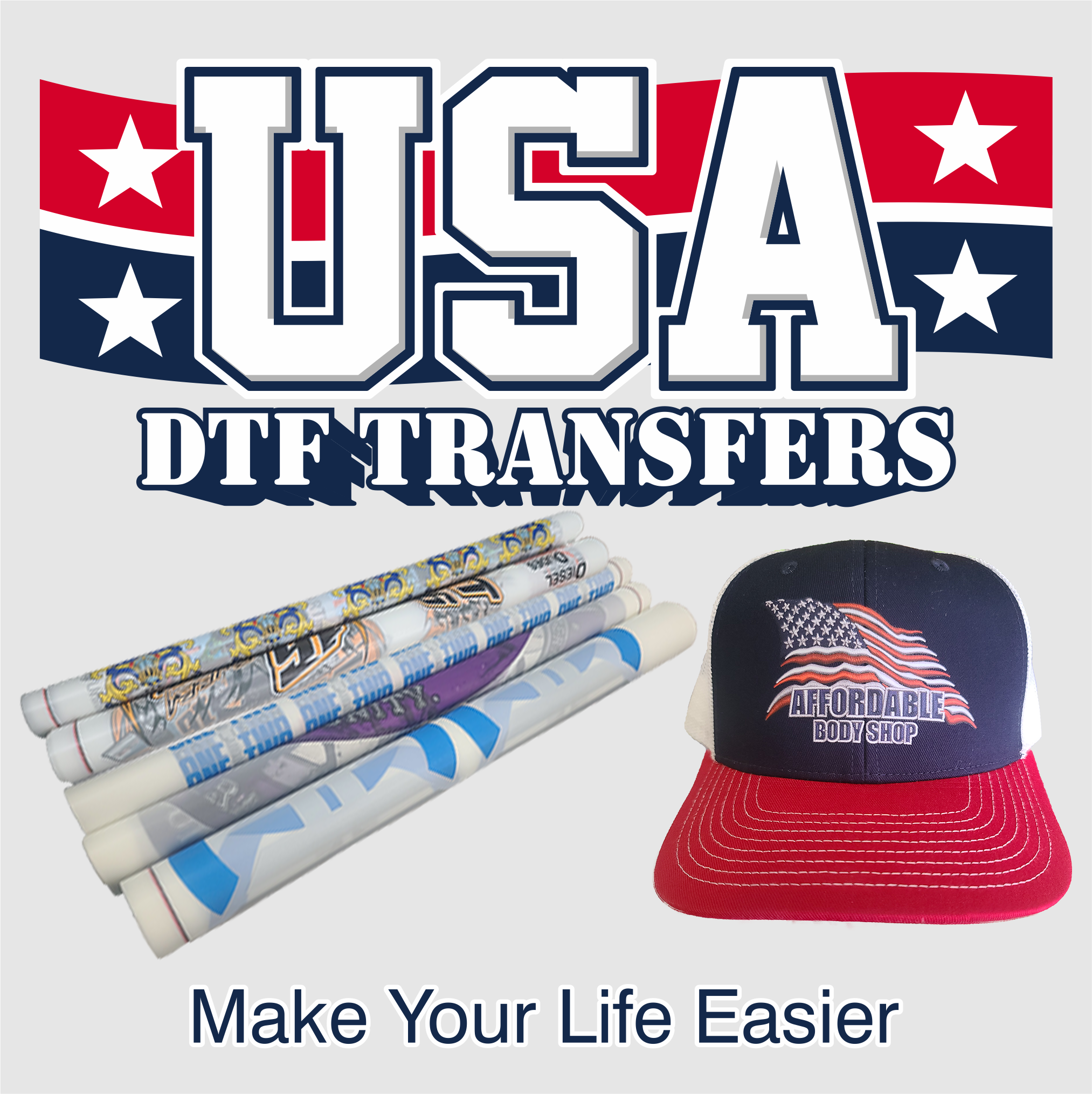 Custom DTF Transfers