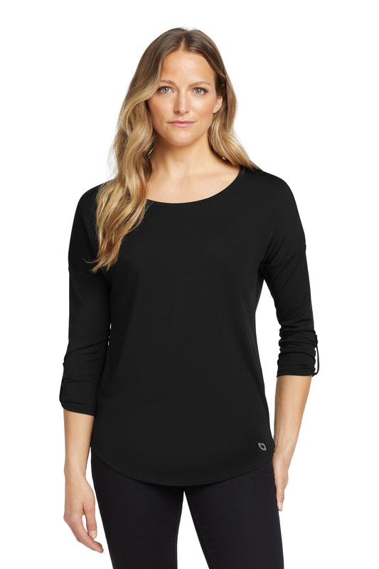 OGIO ® Women's Gravitate Scoop 3/4-Sleeve . LOG141