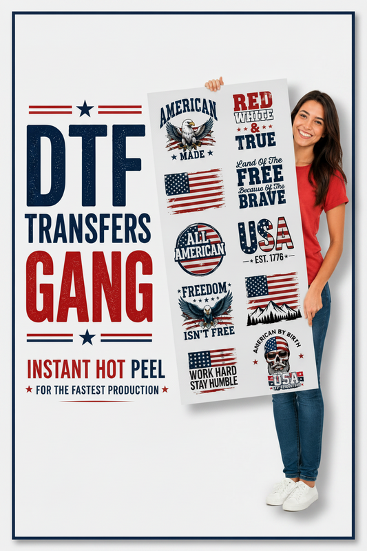 Custom DTF Gang Sheets & Gang Sheet Builder
